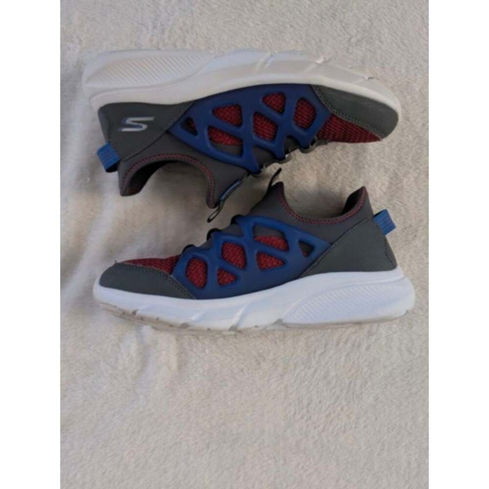 Skechers Boy's Skech Faster Charcoal/Multi Sneaker - Size 6